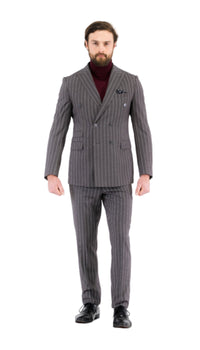 Newbury Peak Lapel Double Breasted Slim Fit Suit