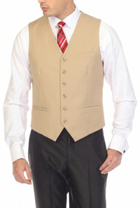 Solo Adjustable Casual & Formal Tan Vest