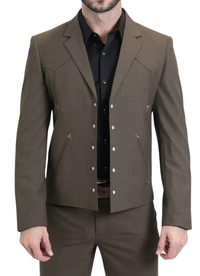 Men's Brown Western Suit Set