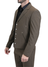 Men's Brown Western Suit Set