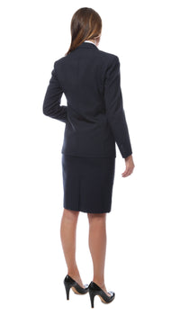 HALLMARK Aviator Women's 2-pc Poly Wool Suit Skirt
