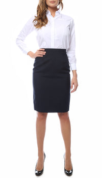 HALLMARK Aviator Women's 2-pc Poly Wool Suit Skirt
