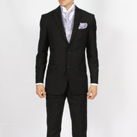 Ferrecci Mens PV150 - Purple with White Back Adjustable Vest Set