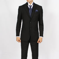 Ferrecci Mens PV150 - Navy/Black with Black Back Adjustable Vest Set