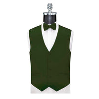Ferrecci Mens Solid Wedding Prom Grad Choir Band 4pc Vest Set