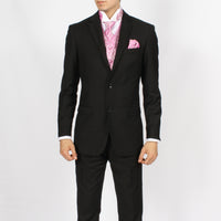 Ferrecci Mens PV150 - Pink with White Back Adjustable Vest Set