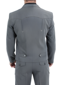 Men's Charcoal Western Suit Set