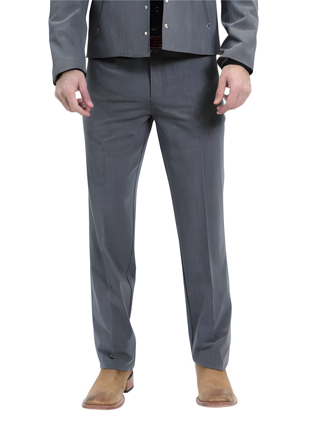 Men's Charcoal Western Suit Set