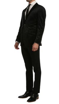 Ferrecci Men's Navy MARQUEE Velvet Blazer