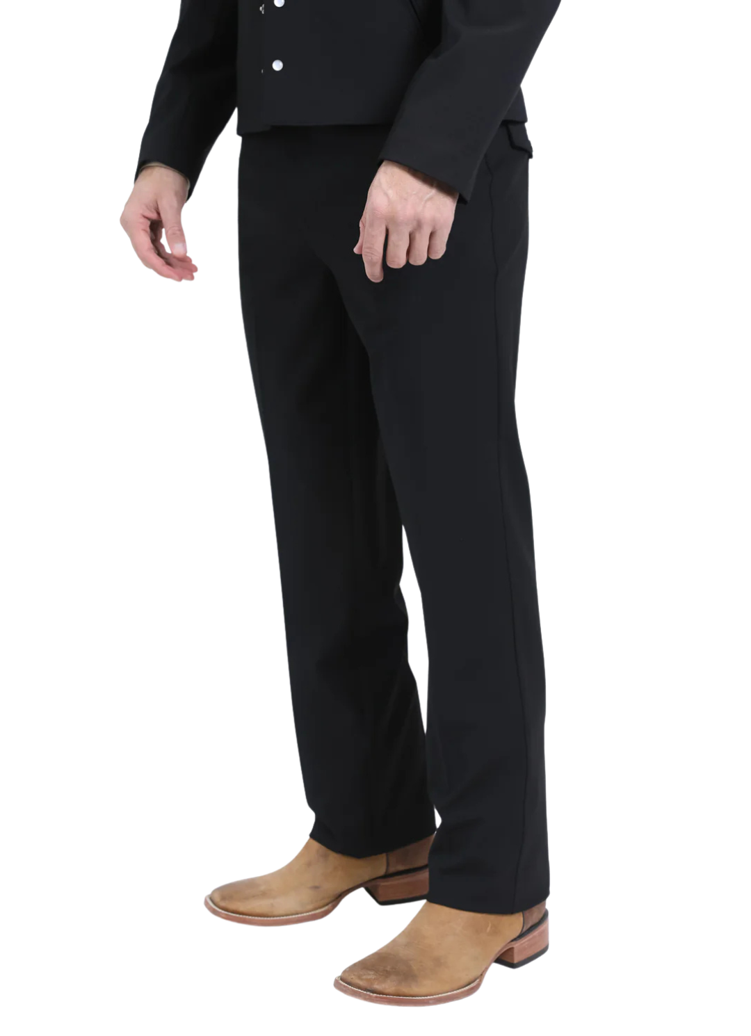 Men's Black Western Suit Set