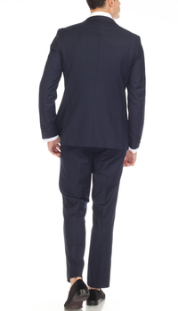 Bronson Navy Slim Fit Notch Lapel Tuxedo