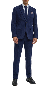 The Cordell 2pc Cotton Corduroy Notch Lapel Suit