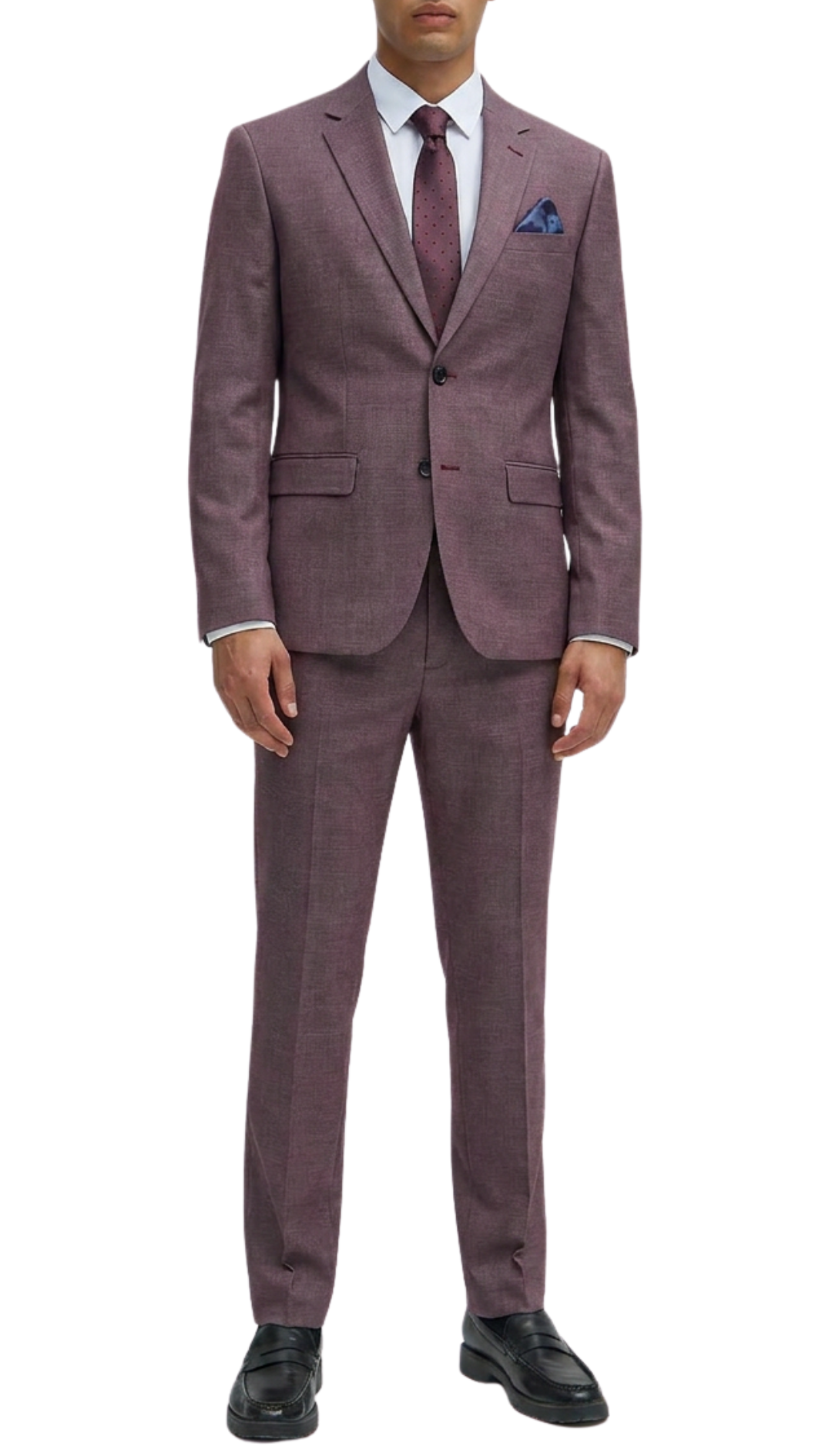 Ferrecci Nelson Men's Grey 2 Button Slim Fit Notch Lapel Suit