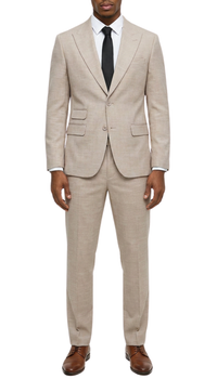 Rockford Peak Lapel Double Breasted Suit - Slim Fit