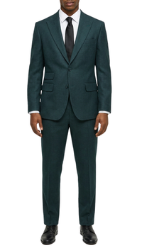 Rockford Peak Lapel Double Breasted Suit - Slim Fit