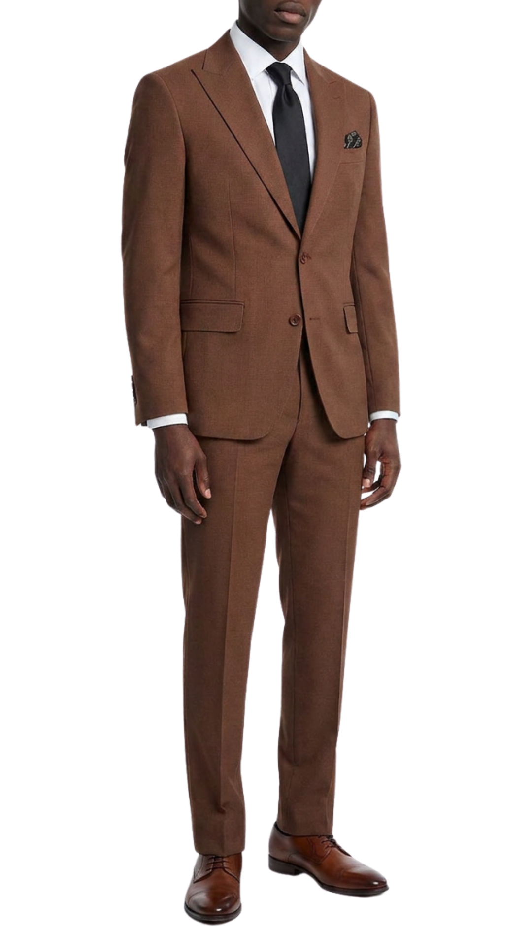 Rockford Peak Lapel Double Breasted Suit - Slim Fit