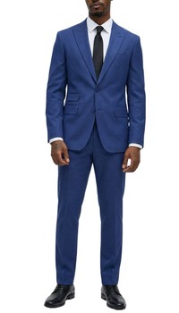 Rockford Peak Lapel Double Breasted Suit - Slim Fit