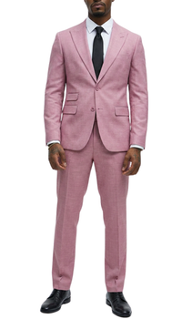 Rockford Peak Lapel Double Breasted Suit - Slim Fit