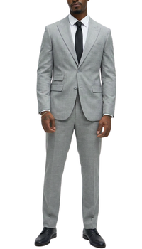 Rockford Peak Lapel Double Breasted Suit - Slim Fit