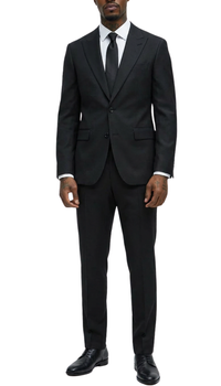 Rockford Peak Lapel Double Breasted Suit - Slim Fit