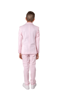 Ferrecci Boys Seersucker 2pc Suit Set Pink - Back