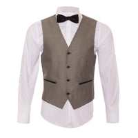 Celio Grey & Black Slim Fit 3 Piece Tuxedo - Ferrecci USA 