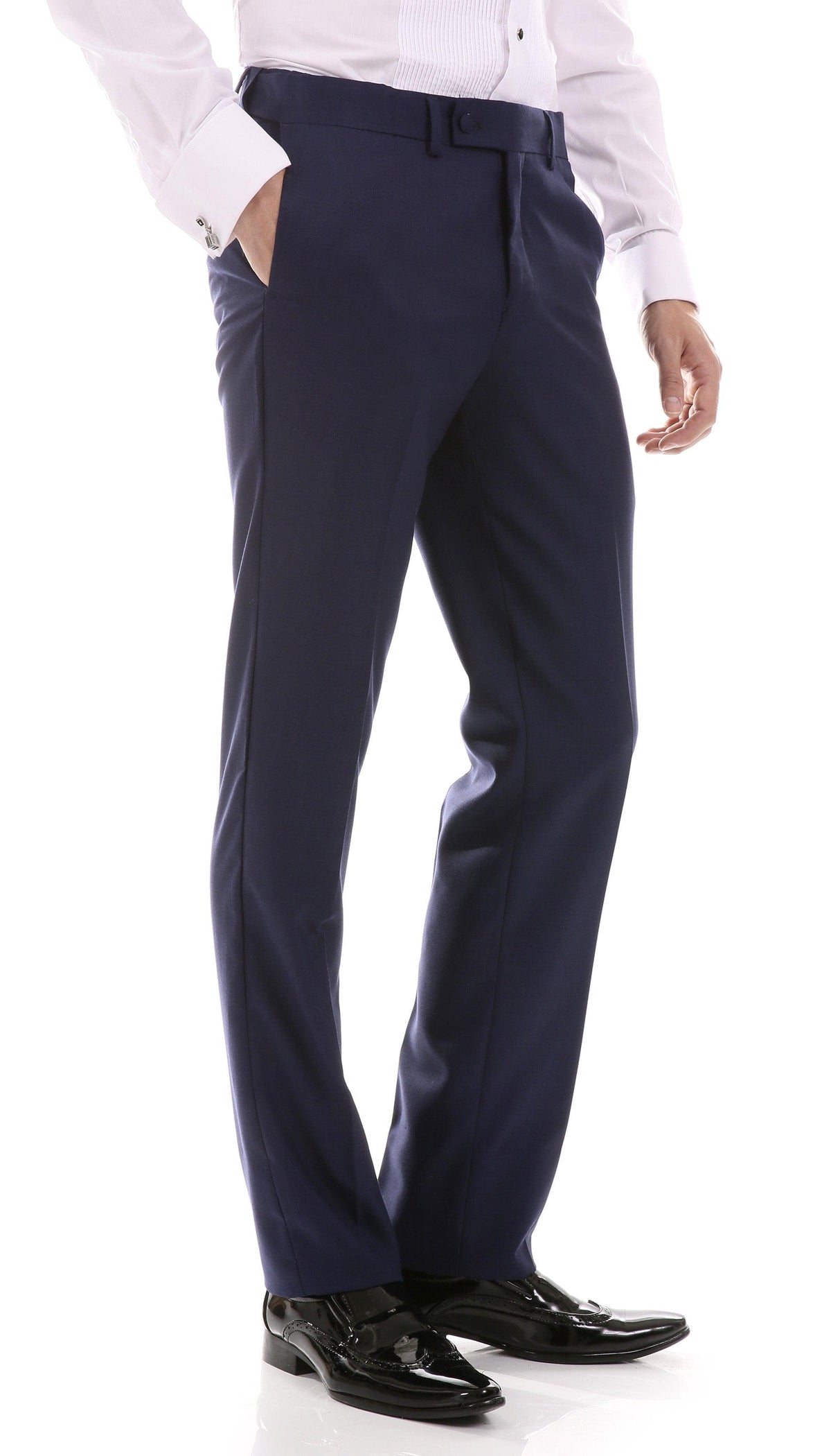 Celio Navy Slim Fit 3 Piece Tuxedo - Ferrecci USA 