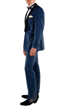 Falls Indigo Slim Fit 2 Piece Tuxedo - Ferrecci USA 