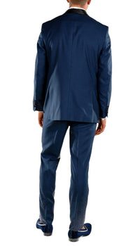 Falls Indigo Slim Fit 2 Piece Tuxedo - Ferrecci USA 