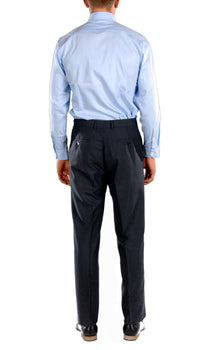 Ford Navy Blue Regular Fit 2 Piece Suit - Ferrecci USA 