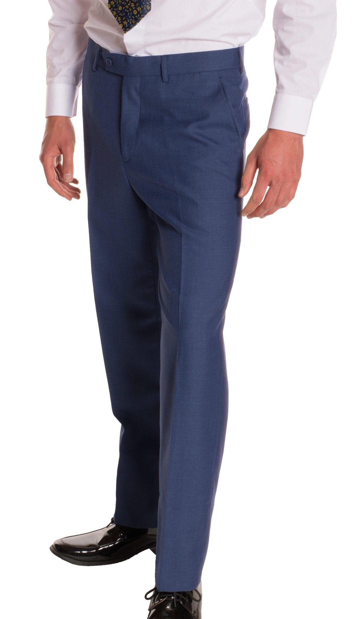 Ford New Blue Regular Fit 2 Piece Suit - Ferrecci USA 