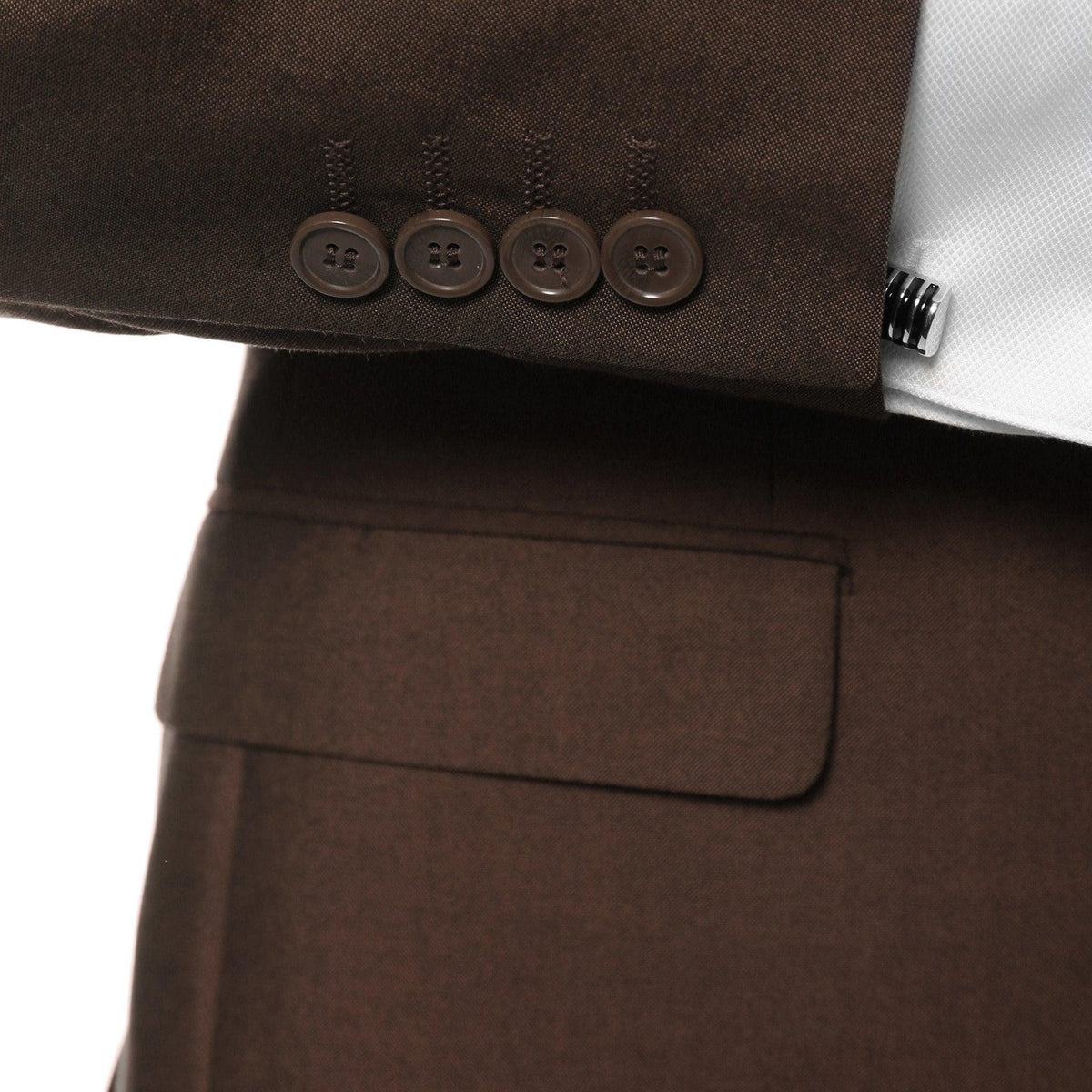 Hudson Brown Slim Fit 2 Piece Suit - Ferrecci USA 