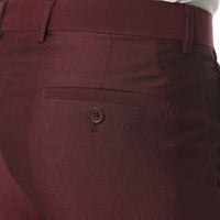 Hudson Burgundy Slim Fit 2 Piece Suit - Ferrecci USA 