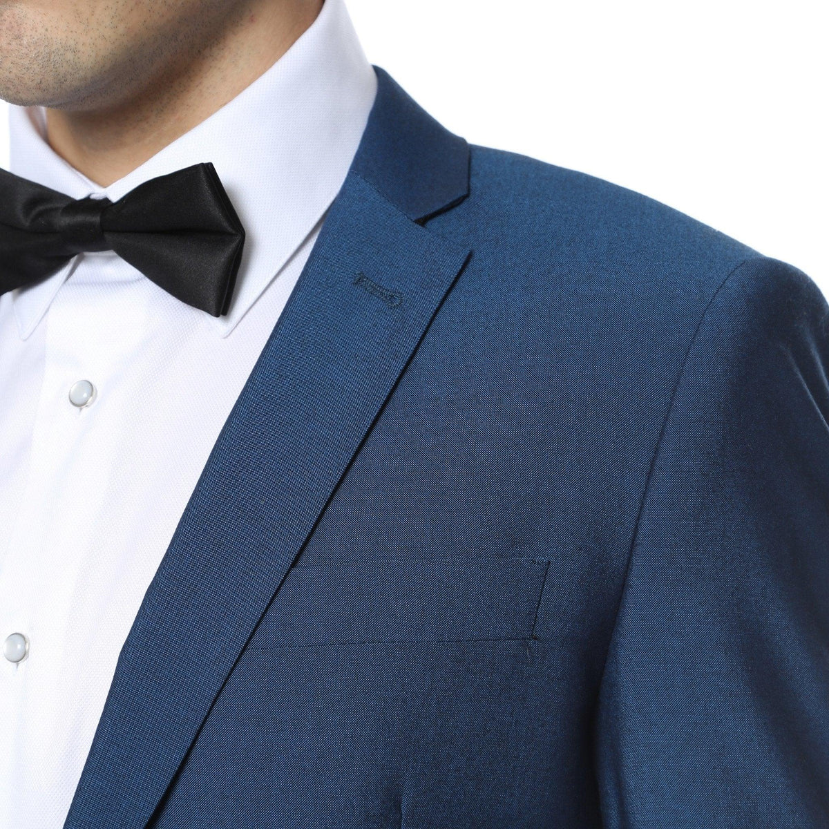 Hudson Indigo Blue Slim Fit 2 Piece Suit - Ferrecci USA 