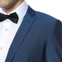 Hudson Indigo Blue Slim Fit 2 Piece Suit - Ferrecci USA 