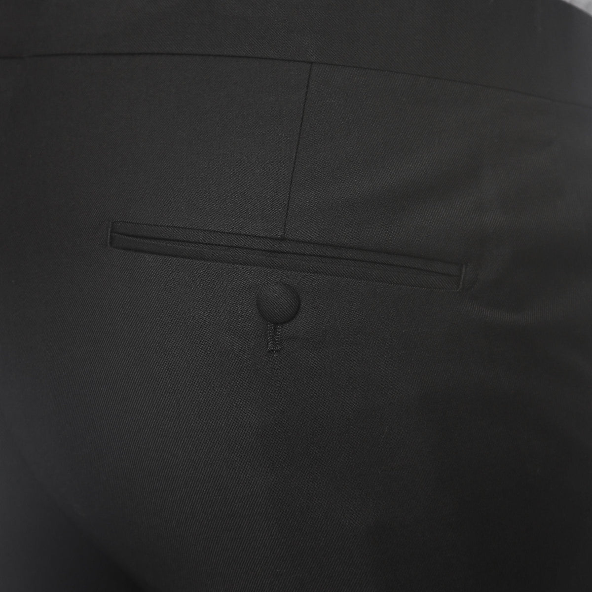 Mens Black Cutaway Regular Fit 2 Piece Tuxedo Suit - Ferrecci USA 