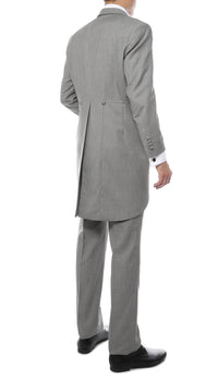 Mens Grey Cutaway Regular Fit 2 Piece Tuxedo Suit - Ferrecci USA 