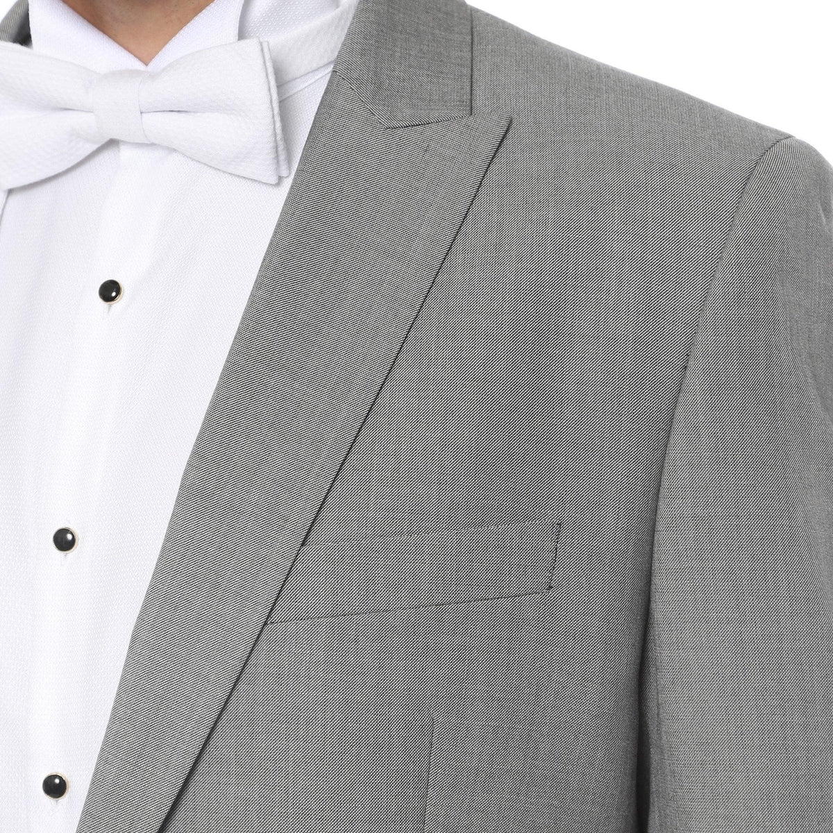 Mens Grey Cutaway Regular Fit 2 Piece Tuxedo Suit - Ferrecci USA 