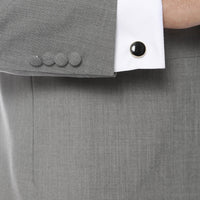 Mens Grey Cutaway Regular Fit 2 Piece Tuxedo Suit - Ferrecci USA 