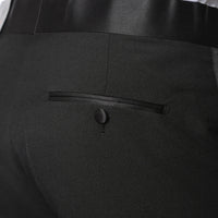 Paul Lorenzo MMTUX Black Regular Fit 2pc Tuxedo - Ferrecci USA 