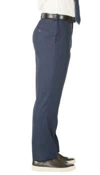 Rod Premium Blue Wool 2 Piece Suit Stain Resistant Traveler Suit - w 2 Pairs of Pants - Ferrecci USA 
