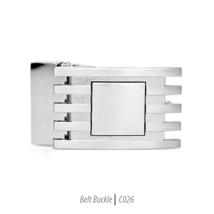 Ferrecci Men's Stainless Steel Removable Belt Buckle - C026 - FHYINC best men's suits, tuxedos, formal men's wear wholesale