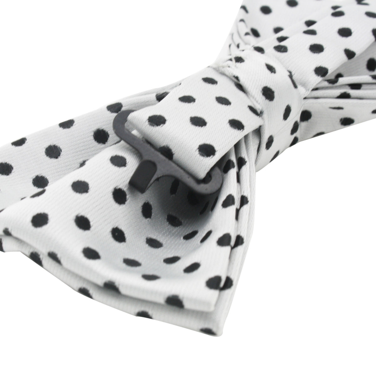 Turner White and Black Polkadot Bow Tie - FHYINC best men's suits, tuxedos, formal men's wear wholesale