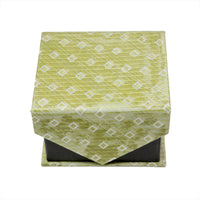 Men's Green-Green Striped Pattern Design 4-pc Necktie Box Set - FHYINC best men's suits, tuxedos, formal men's wear wholesale
