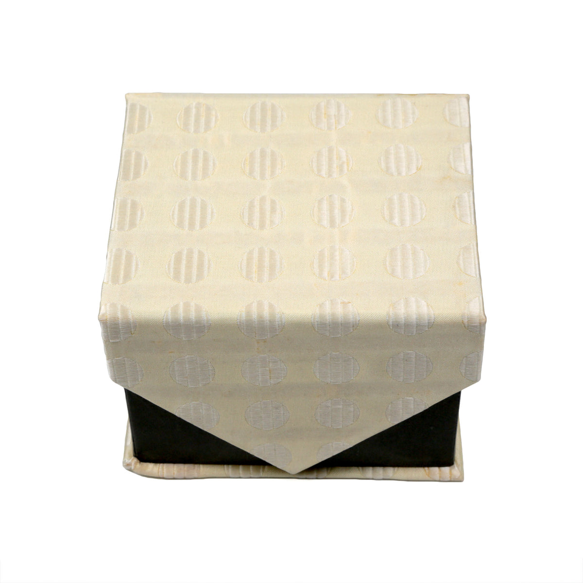 Men's Light Tan Geometric Pattern Design 4-pc Necktie Box Set - FHYINC best men's suits, tuxedos, formal men's wear wholesale