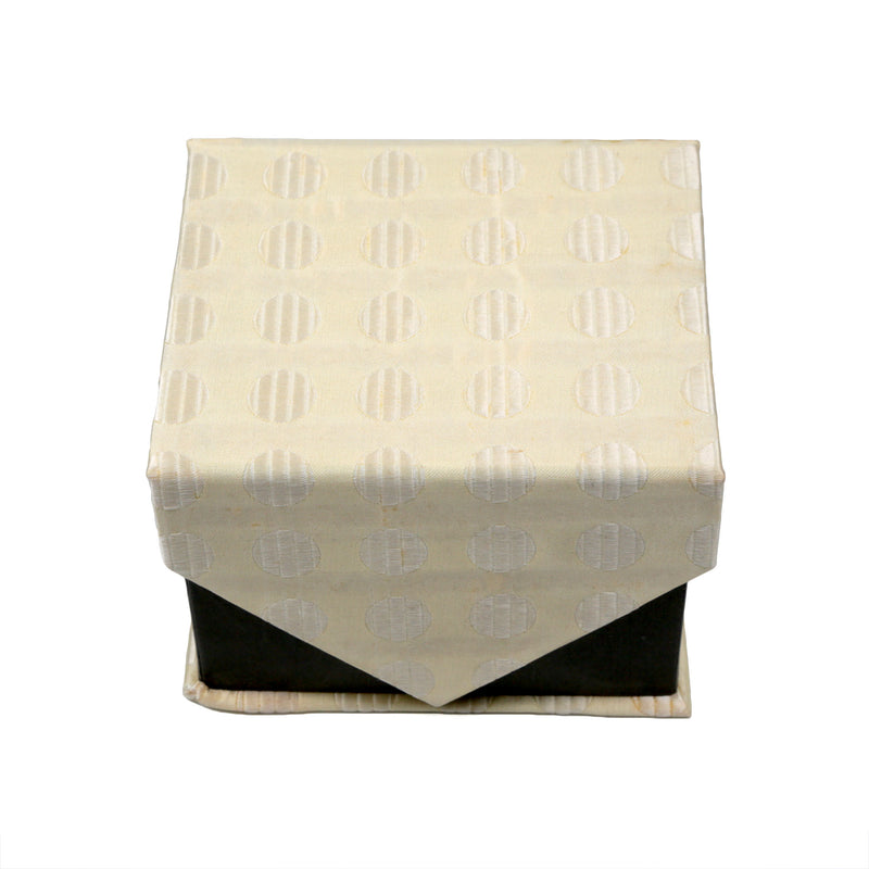 Men's Light Tan Geometric Pattern Design 4-pc Necktie Box Set - FHYINC best men's suits, tuxedos, formal men's wear wholesale