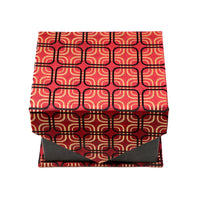 Men's Classic Red-Yellow Layered Design 4-pc Necktie Box Set - FHYINC best men's suits, tuxedos, formal men's wear wholesale