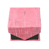 Men's Pink-Silver Scattered Pattern Design 4-pc Necktie Box Set - FHYINC best men's suits, tuxedos, formal men's wear wholesale
