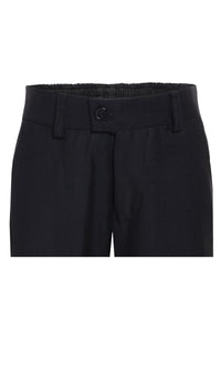 Ezra Black Regular Fit Boys Dress Pants - FHYINC best men's suits, tuxedos, formal men's wear wholesale