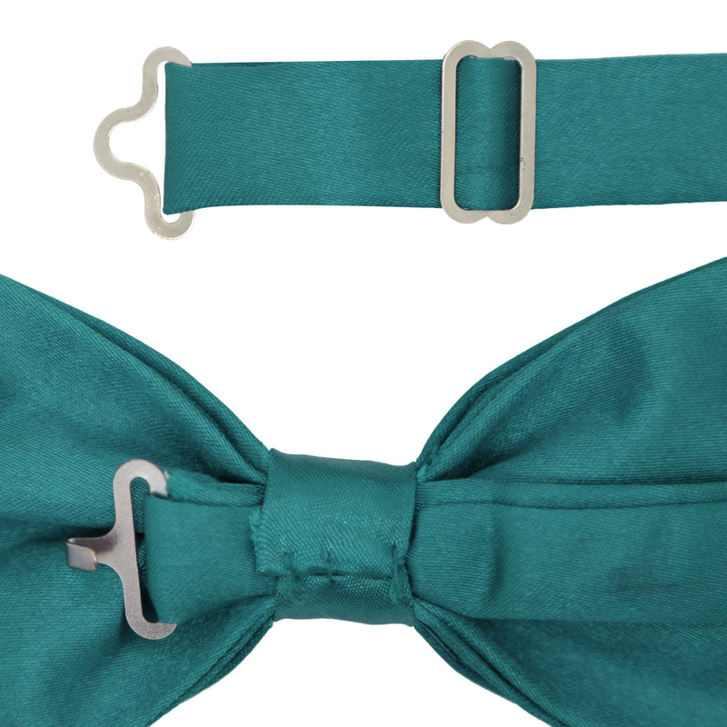 Gia Indigo Satine Adjustable Bowtie - FHYINC best men's suits, tuxedos, formal men's wear wholesale